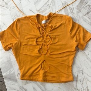 Orange Women's Top